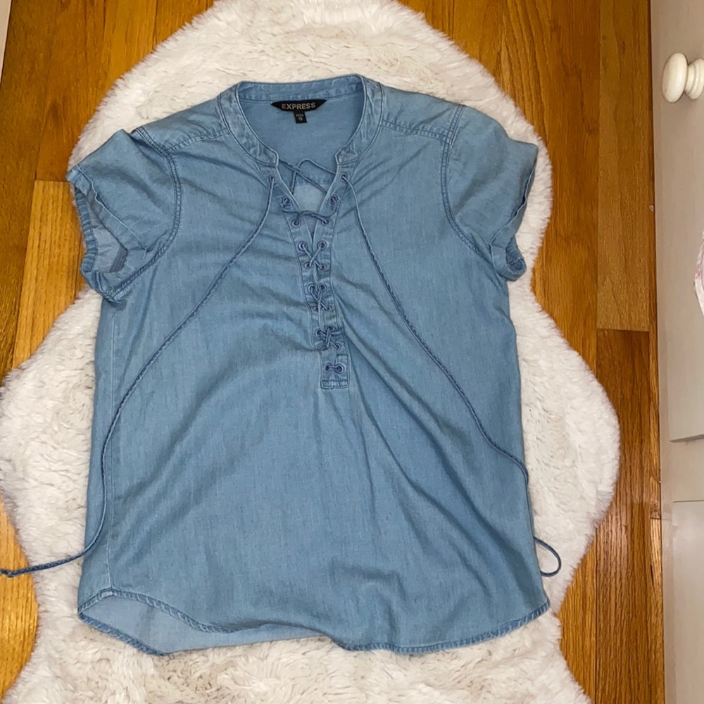JEAN BLUE TOP FROM EXPRESS